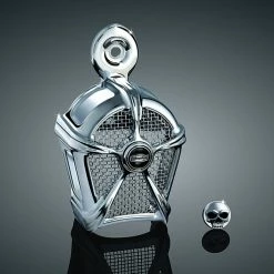 Kuryakyn Mach 2 Chrome Horn Cover W/Chrome Mesh