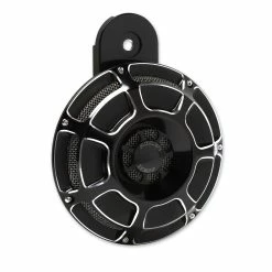Arlen Ness Beveled Black Universal Horn Kit
