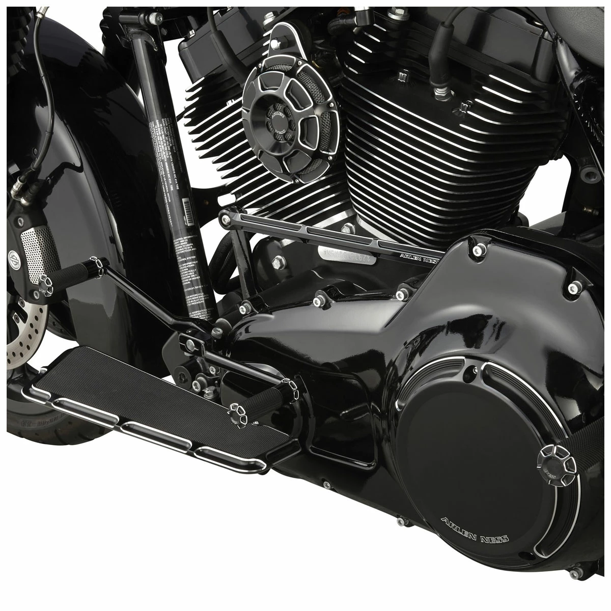 Arlen Ness Beveled Black Universal Horn Kit 2 Arlen Ness Beveled Black Universal Horn Kit - Image 2