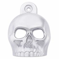 Chrome Dome Polished 3-D Skull With Cut Out Eyes Horn Cover -Hot Sale Ignition Systems Shop 177 749 C V1