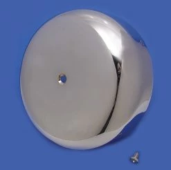 V-Twin Manufacturing Bugle Horn Chrome Bell Cover