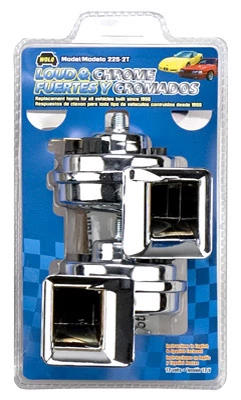 Wolo Loud & Chrome Two Horn Set