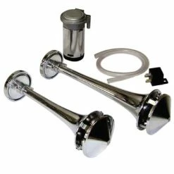 Wolo Airsplitter Air Horn Set With Compressor