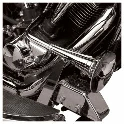 V-Twin Manufacturing Chrome Trumpet Horn Kit